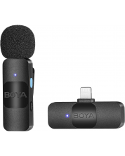 Ασύρματο σύστημα μικροφώνου   Boya - BY-V1 Lightning, μαύρο -1