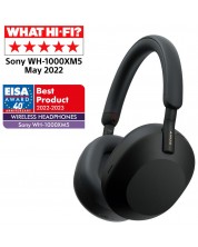 Ασύρματα ακουστικά με μικρόφωνο Sony - WH-1000XM5, ANC, μαύρα -1