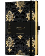 Σημειωματάριο Castelli Copper & Gold - Baroque Gold, 9 x 14 cm, λευκά φύλλα -1