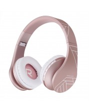 Ασύρματα ακουστικά PowerLocus - P1 Line Collection, ροζ/χρυσό