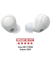 Ασύρματα ακουστικά Sony - WF-C700N, TWS, ANC, λευκά -1