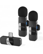Σύστημα ασύρματου μικροφώνου BOYA - BY-V20, USB-C, μαύρο