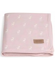 Βρεφική κουβέρτα  Bonjourbebe - 65 x 80 cm, Deer Pink -1