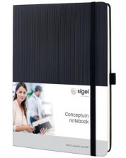 Σημειωματάριο   Sigel Conceptum - А5,μαύρο