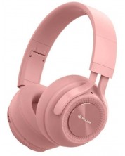 Ασύρματα ακουστικά με μικρόφωνο Tellur - Feel, ροζ