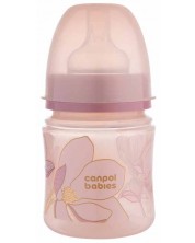 Μπουκάλι κατά των κολικών Canpol babies - Easy Start, Gold, 120 ml, ροζ -1