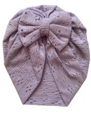 Βρεφικό καπέλο τουρμπάνι Kayra Baby - Μωβ -1