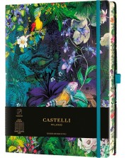 Σημειωματάριο Castelli Eden - Lily, 19 x 25 cm, με γραμμές