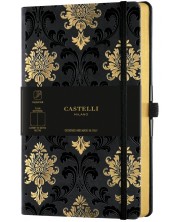 Σημειωματάριο Castelli Copper & Gold - Baroque Gold, 13 x 21 cm, λευκά φύλλα -1