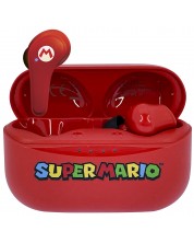 Παιδικά ακουστικά OTL Technologies - Super Mario, TWS, Κόκκινο/Μαύρο -1