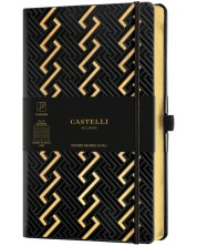 Σημειωματάριο Castelli Copper & Gold - Roman Gold, 13 x 21 cm, λευκά φύλλα -1