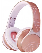 Ασύρματα ακουστικά με μικρόφωνο  PowerLocus - EDGE,ροζ -1