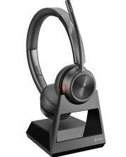 Ασύρματα ακουστικά με μικρόφωνο Poly - Savi 7320 Office, S7320 CD, μαύρο