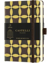 Σημειωματάριο Castelli Oro - Corianders, 9 x 14 cm, με γραμμές