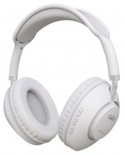 Ασύρματα ακουστικά με μικρόφωνο Trevi - DJ 12E42 BT, λευκά -1