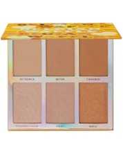 BH Cosmetics Παλέτα highlighter Belgian Waffle, 6 χρώματα -1