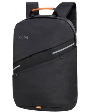 Σακίδιο για φορητό υπολογιστή R-bag -  Bunker Black, 15.6''