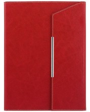Επαγγελματικός φάκελος με κάλυμμα Lemax Novaskin - Red, B5