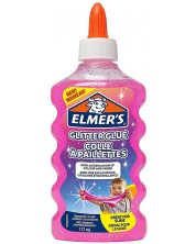 Γυαλιστερή κόλλα Elmer's Glitter Glue - 177 ml, ροζ -1