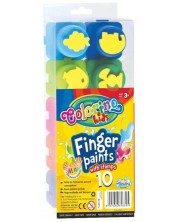 Δακτυλομπογιές Colorino Kids - 10 χρώματα