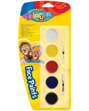 Μπογιές για ζωγραφική προσώπου Colorino Kids -5 χρώματα -1