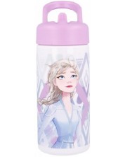 Μπουκάλι με καλαμάκι Frozen - 410 ml -1