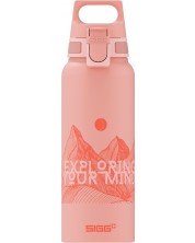 Μπουκάλι Sigg - WMB One Pathfinder, розова, 1 l