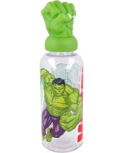 Μπουκάλι με 3D φιγούρα  Stor Avengers - Invisible Force, Hulk, 560 ml