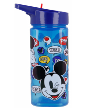 Μπουκάλι με καλαμάκι Stor - Mickey, 530 ml -1