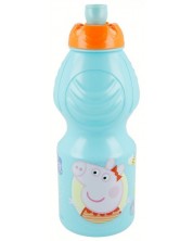 Αθλητικό μπουκάλι Uwear - Peppa Pig, 400 ml