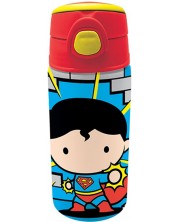 Μπουκάλι νερού  Graffiti Superman -Με καλαμάκι, 500 ml