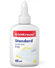 Λευκή κόλλα Erich Krause - PVA Standard, 60 ml