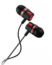 Ακουστικά με μικρόφωνο Canyon CNE-CEP3G - κόκκινο μαύρο -1