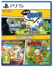 Cartoon Heroes Vol. 1: 3 Games in 1 (Smurfs Mission Vileaf &Marsupilami & Garfield Lasagna Party) (PS5) -1