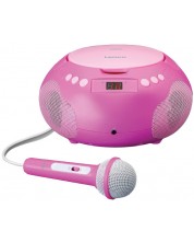 CD player Lenco - SCD-625PK, ροζ 
