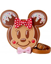 Τσάντα Loungefly Disney: Mickey and Minnie - Gingerbread Cookie -1