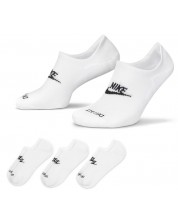 Κάλτσες Nike - Everyday Plus Cushioned, 3 ζευγάρια, λευκές 