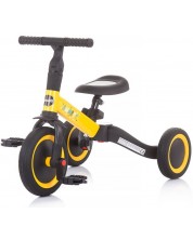Τρίκυκλο/Ποδήλατο ισορροπίας Chipolino 2 σε 1 Smarty - Μαύρο και κίτρινο