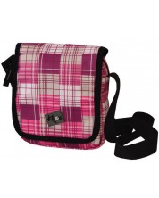 Τσάντα με μακριά λαβή Kaos - Pink Tweed -1
