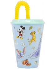 Κύπελλο με καλαμάκι   Stor - Disney, 430 ml