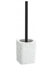 Βουρτσάκι τουαλέτας Wenko - Villata, 11.2 х 37 х 10 cm, λευκό -1