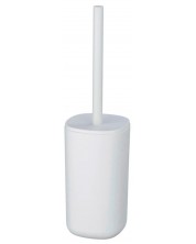 Βουρτσάκι τουαλέτας Wenko - Davos, 9.5 х 35 cm, λευκό ματ