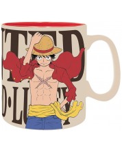 Κούπα ABYstyle Animation: One Piece - Luffy Wanted Poster, 460 ml -1