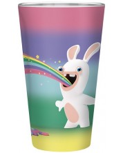 Ποτήρι νερού ABYstyle Games: Raving Rabbids - Rainbow Rabbids