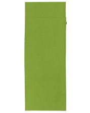 Σεντόνι υπνόσακου Sea to Summit - Silk-Cotton Blend Travel Liner - Traveller, με τσέπη μαξιλαριού, πράσινο -1