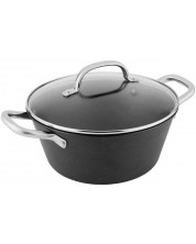 Μαντεμένια κατσαρόλα BOJ - Classic CastIron, 28 х 9.5 cm, μαύρη