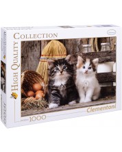 Παζλ Clementoni 1000 κομμάτια - Γλυκά γατάκια