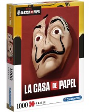 Παζλ Clementoni 1000 κομμάτια - Ήρωες της σειράς La Casa De Papel (Η τέλεια ληστεία)