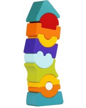Ξύλινος πύργος ισορροπίας Cubika, 11 κομμάτια -1