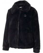 Γυναικείο μπουφάν Puma - Classics Faux Fur, μαύρο